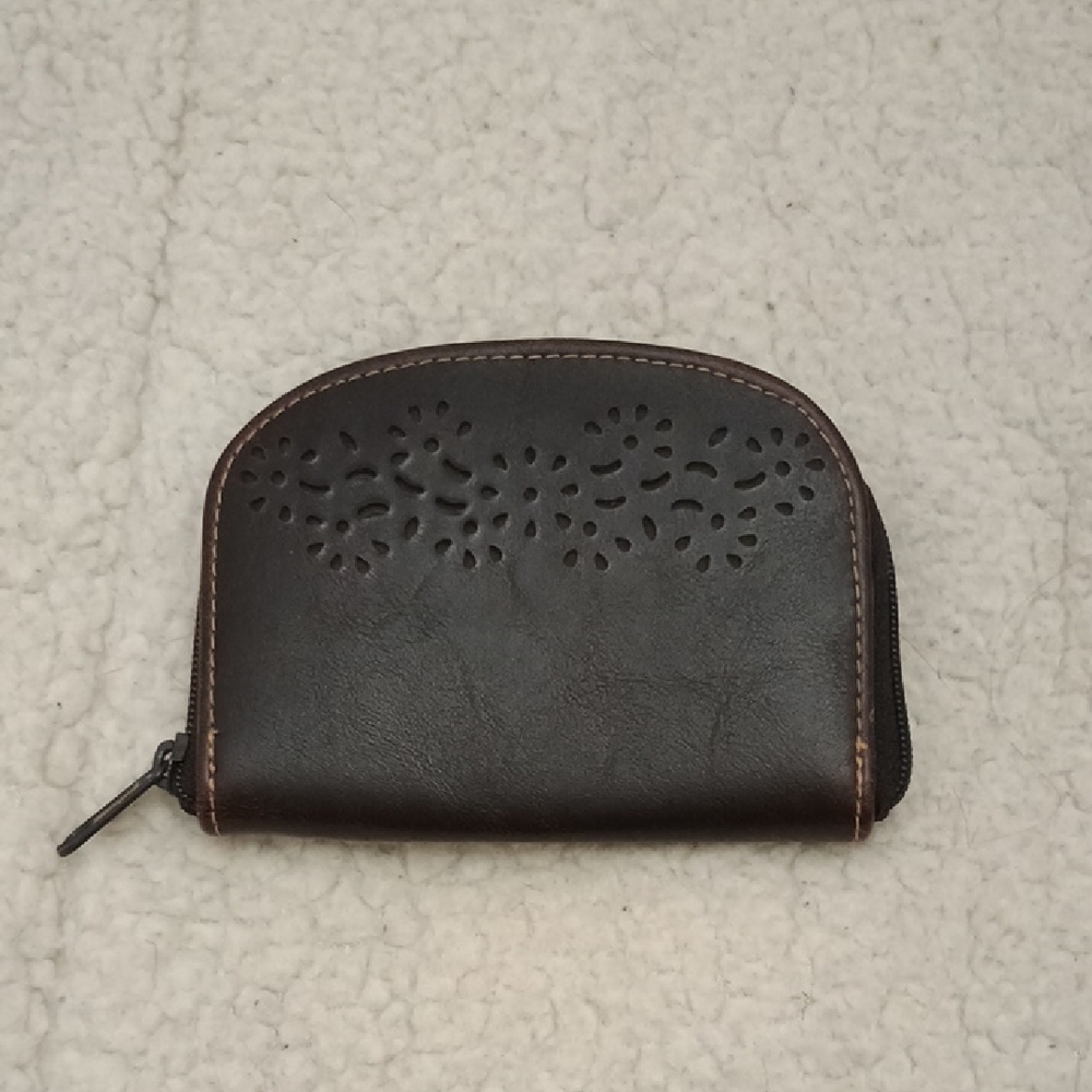 Brown Faux Leather Wallet